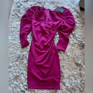 NWT Fuchsia Midi Dress
